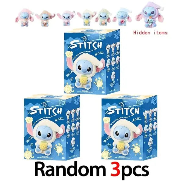Stitch Before Sleep Blind Box Plush Dolls Cute Pendant Ornament Mystery Surprise Toys Gifts for Fans Birthday Gift