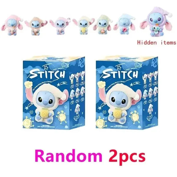 Stitch Before Sleep Blind Box Plush Dolls Cute Pendant Ornament Mystery Surprise Toys Gifts for Fans Birthday Gift