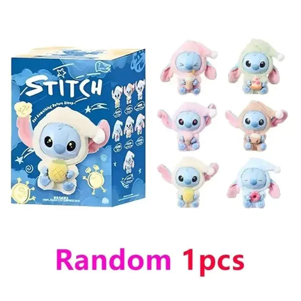 Stitch Before Sleep Blind Box Plush Dolls Cute Pendant Ornament Mystery Surprise Toys Gifts for Fans Birthday Gift