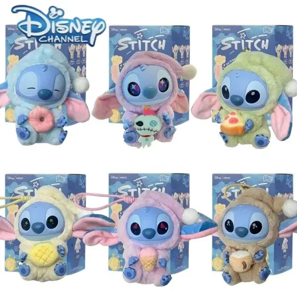 Stitch Before Sleep Blind Box Plush Dolls Cute Pendant Ornament Mystery Surprise Toys Gifts for Fans Birthday Gift
