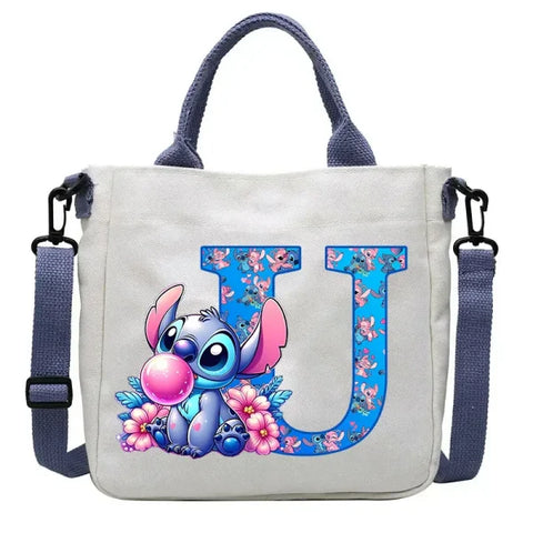 Stitch Disney Cartoon Kids Shoulder Bag - Canvas Tote & Crossbody for Boys & Girls - SDZ2504 / For Child