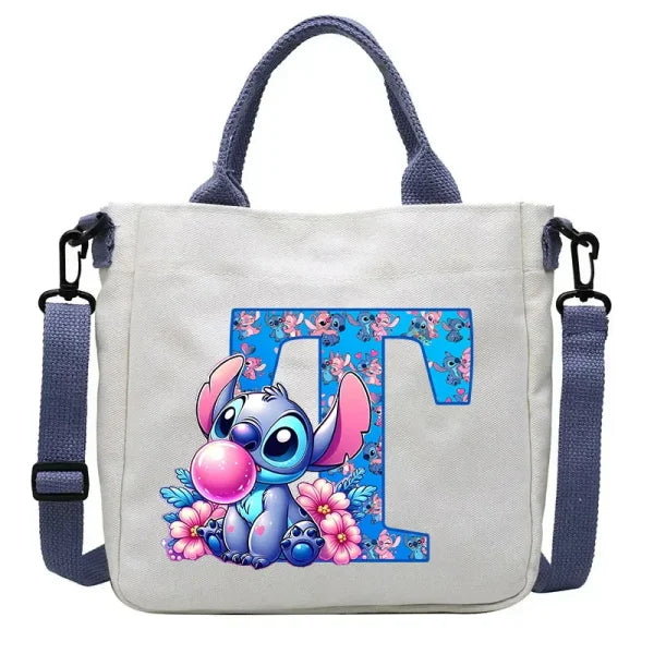 Stitch Disney Cartoon Kids Shoulder Bag - Canvas Tote & Crossbody for Boys & Girls - SDZ2503 / For Child