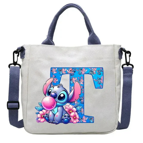 Stitch Disney Cartoon Kids Shoulder Bag - Canvas Tote & Crossbody for Boys & Girls - SDZ2503 / For Child