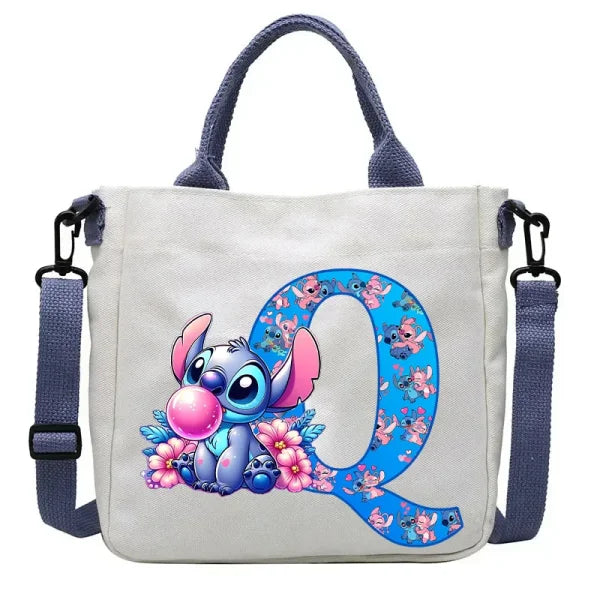 Stitch Disney Cartoon Kids Shoulder Bag - Canvas Tote & Crossbody for Boys & Girls - Himpall