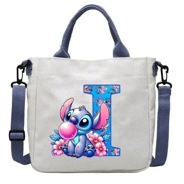 Stitch Disney Cartoon Kids Shoulder Bag - Canvas Tote & Crossbody for Boys & Girls - Himpall
