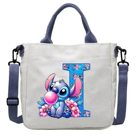 Stitch Disney Cartoon Kids Shoulder Bag - Canvas Tote & Crossbody for Boys & Girls - SDZ2492 / For Child