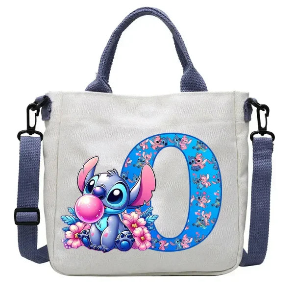 Stitch Disney Cartoon Kids Shoulder Bag - Canvas Tote & Crossbody for Boys & Girls - Himpall