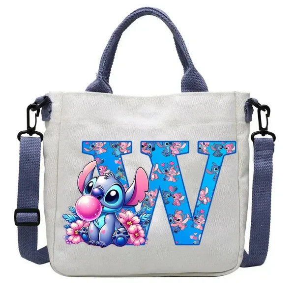Stitch Disney Cartoon Kids Shoulder Bag - Canvas Tote & Crossbody for Boys & Girls - SDZ2506 / For Child