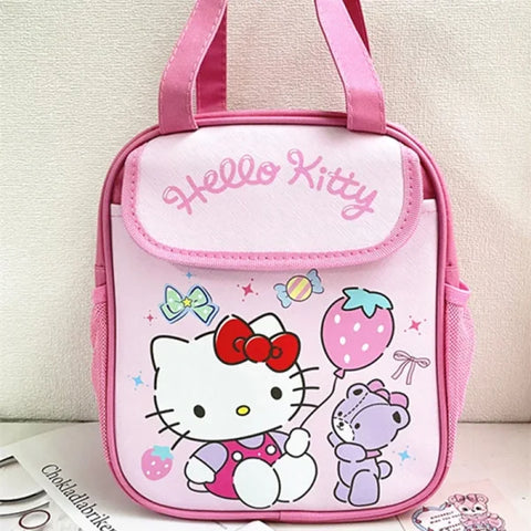 Stitch Sanrio Kuromi Insulated Tote Lunch Bag - Reusable & Foldable Canvas - Himpall
