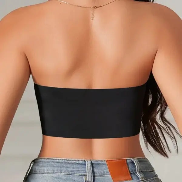 Strapless Mold Cup Seamless Bra – Non-Slip Front Button Underwear