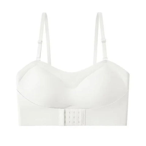 Strapless Seamless Push-Up Bra – Invisible Wireless Tube Top for Women