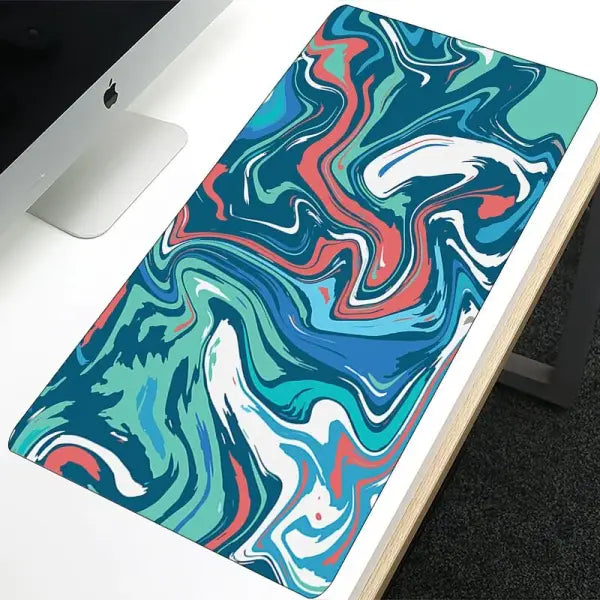 Liquid Mouse Pad Rubber Anime Desk Mat for Gamers