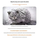 Stray Cat dog House Waterproof Outdoor Winter Warm Pet Cave Sleeping Beds Home Foldable Washable for Small Dog Puppy