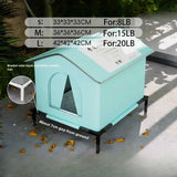 Stray Cat dog House Waterproof Outdoor Winter Warm Pet Cave Sleeping Beds Home Foldable Washable for Small Dog Puppy