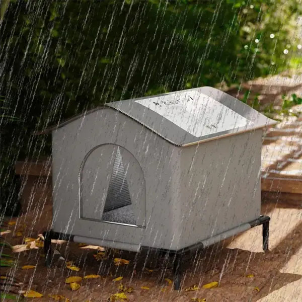 Stray Cat dog House Waterproof Outdoor Winter Warm Pet Cave Sleeping Beds Home Foldable Washable for Small Dog Puppy