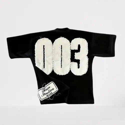 Black Harajuku Streetwear T-Shirt – Unisex Oversized Hip Hop 003 Graphic Y2K Short Sleeve Top