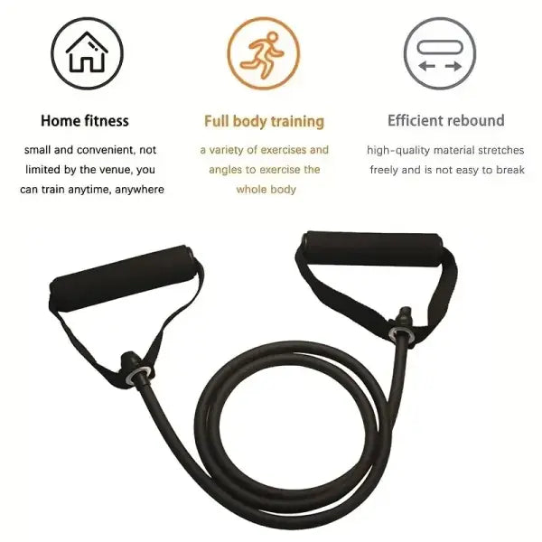 Strength Training Resistance Bands with Handles – Portable Home Gym