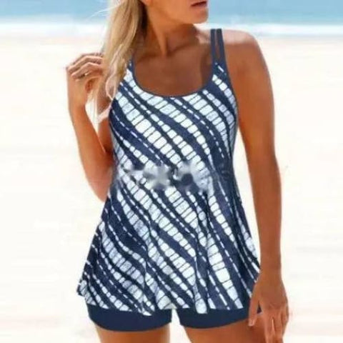 Striped Swimsuit - Fashionable European & American Swimwear