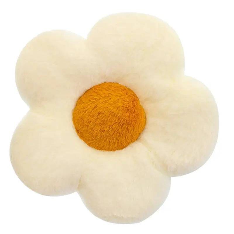 Stuffed Daisy Flower Cushion – Sunflower Shape Pillow for Decor & Comfort