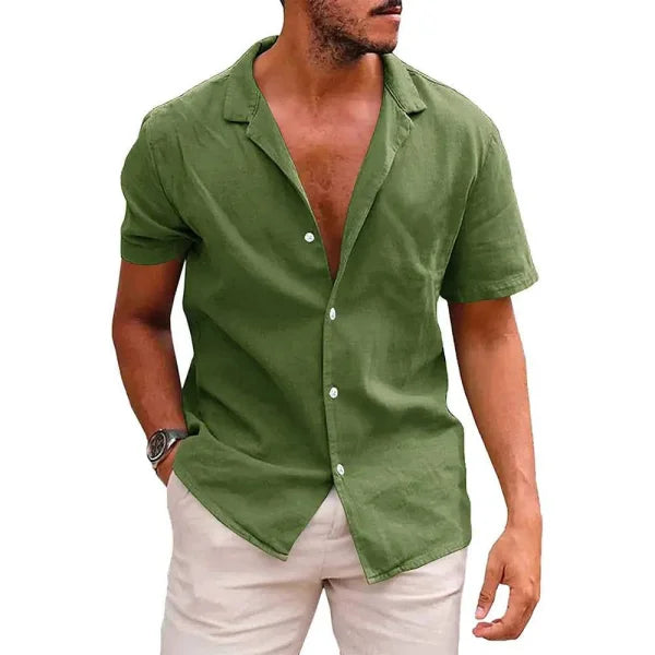 Short Sleeve Tops - Army green / L
