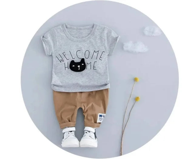 Children T-Shirt – Comfortable and Stylish T-Shirt for Kids - 100CM / Gray - clothing
