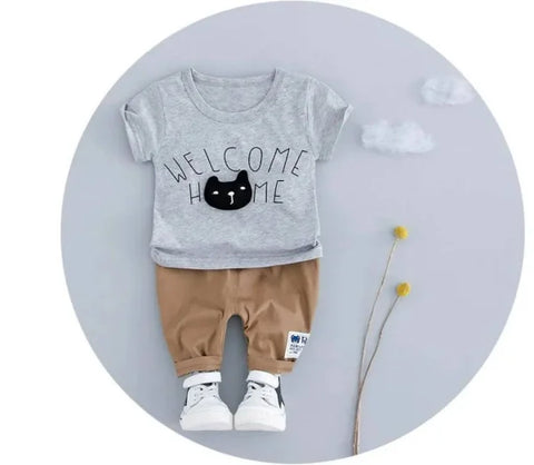Children T-Shirt – Comfortable and Stylish T-Shirt for Kids - 100CM / Gray - clothing