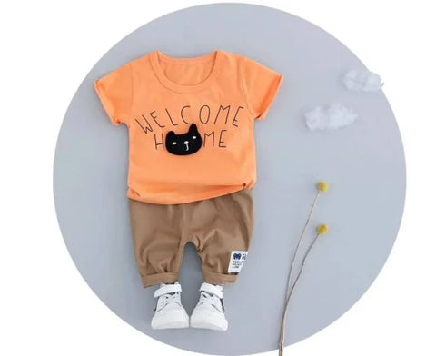 Children T-Shirt – Comfortable and Stylish T-Shirt for Kids - 100CM / Orange - clothing