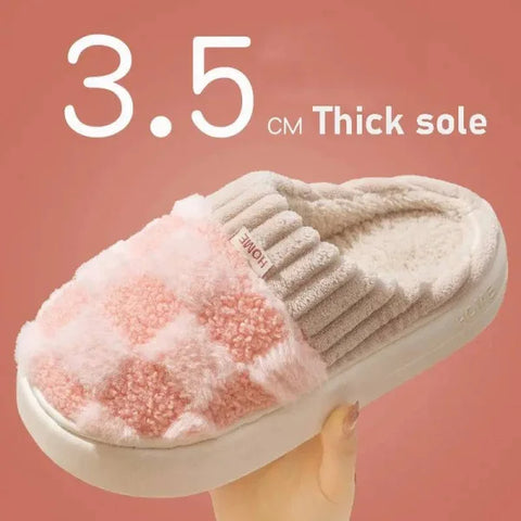 Plaid Slippers – Stylish and Cozy Home Slippers for Women