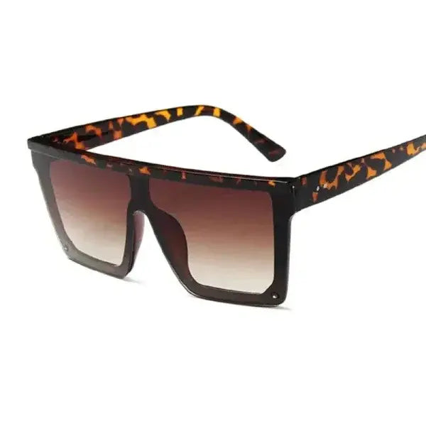 Stylish Protection Square Sunglasses for Women in Black Brown Pink Gray