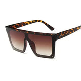 Stylish Protection Square Sunglasses for Women in Black Brown Pink Gray