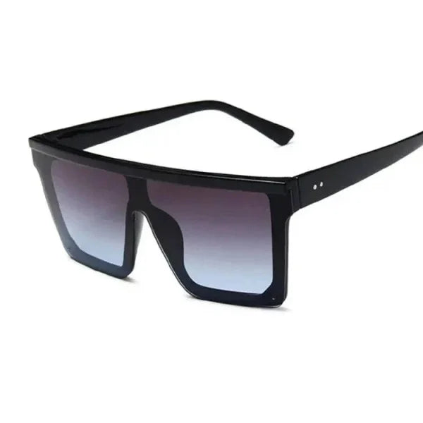 Square Sunglasses for Women - BlackDoubleGray