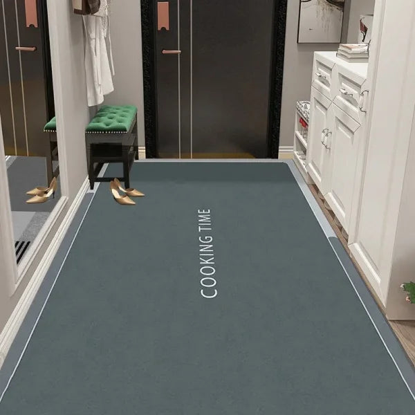 Stylish Polyester Floor Mat for Women’s Fashion and Beauty Products - United States / Cooking Grey / 100x200cm