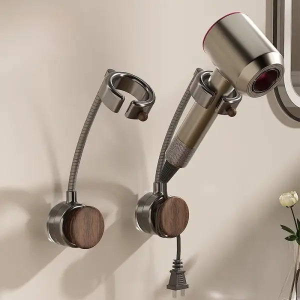 Suction Cup Hair Dryer Bracket 2 Pack Rotating Wall Mount