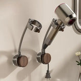 Suction Cup Hair Dryer Bracket 2 Pack Rotating Wall Mount