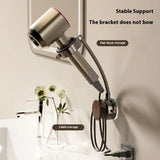 Suction Cup Hair Dryer Bracket 2 Pack Rotating Wall Mount