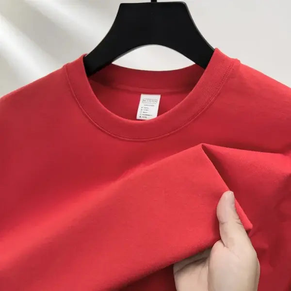 Summer 100% Cotton Off-Shoulder Top - Sexy White Short Sleeve Sporty Tee - Basic Casual Body-Hugging Korean Style