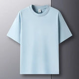 Summer 100% Cotton Off-Shoulder Top - Sexy White Short Sleeve Sporty Tee - Basic Casual Body-Hugging Korean Style