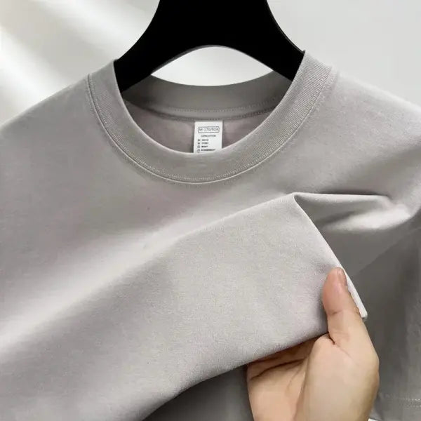 Summer 100% Cotton Off-Shoulder Top - Sexy White Short Sleeve Sporty Tee - Basic Casual Body-Hugging Korean Style