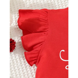 Baby Girl Ladybug Summer Outfit – 2-Piece Sleeveless T-Shirt & Shorts Set for Newborns & Infants