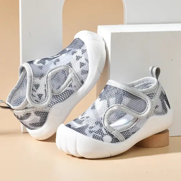 Summer Breathable Air Mesh Kids Sandals 1-4T Baby Unisex Casual Shoes Anti-slip Soft Sole First Walkers Infant