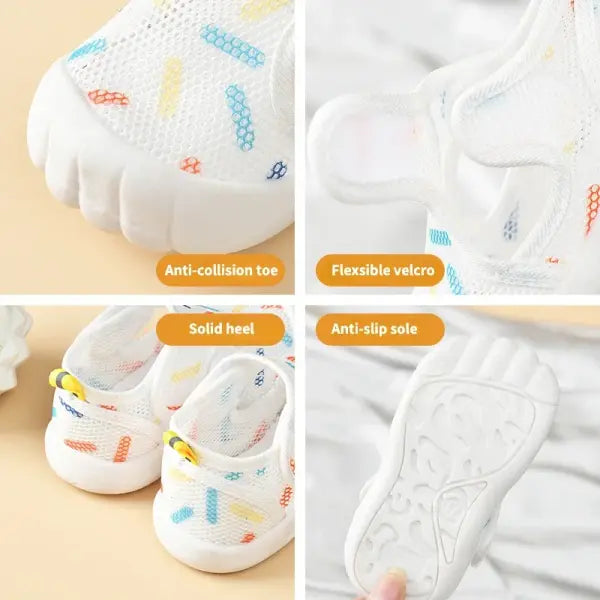 Summer Breathable Air Mesh Kids Sandals 1-4T Baby Unisex Casual Shoes Anti-slip Soft Sole First Walkers Infant