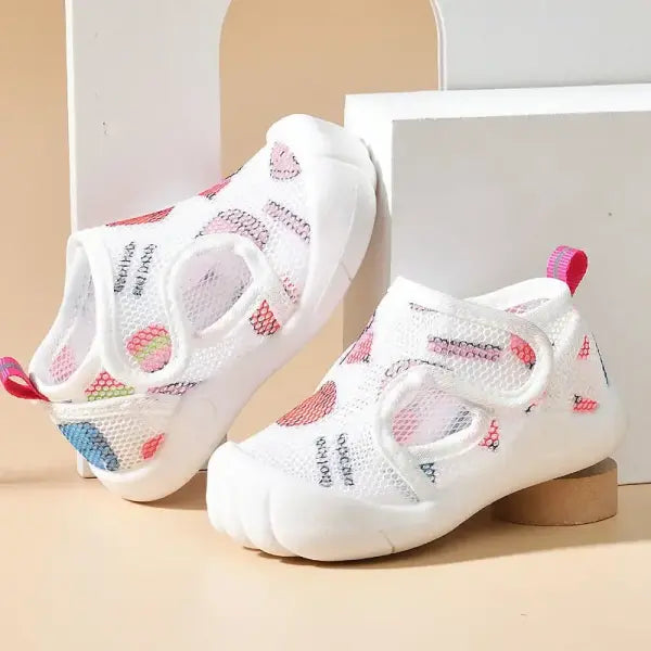 Summer Breathable Air Mesh Kids Sandals 1-4T Baby Unisex Casual Shoes Anti-slip Soft Sole First Walkers Infant