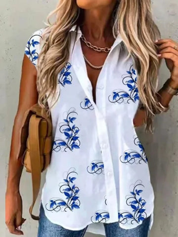 Summer Casual Loose Shirt for Women – Elegant Large Size Blouse with Comfortable Fit - Himpall