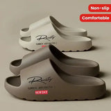 Men’s Summer EVA Innovative Printed Slippers with Thick Non Slip Soles