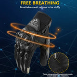 Summer Full Finger Motorcycle Gloves Breathable Touch Screen Racing
