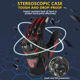 Summer Full Finger Motorcycle Gloves Breathable Touch Screen Racing