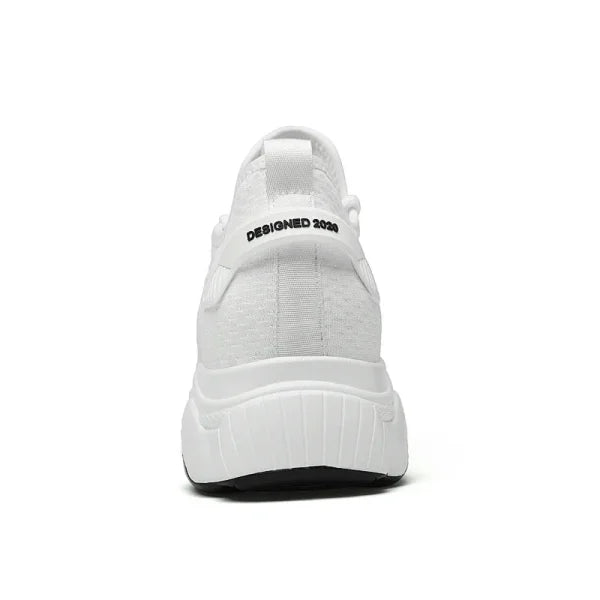 Summer Men Elevator Shoes - Breathable Mesh Height Increase Sneakers - Himpall