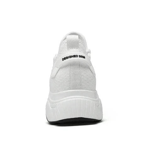 Summer Men Elevator Shoes - Breathable Mesh Height Increase Sneakers - Himpall