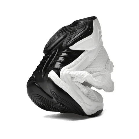 Summer Men Elevator Shoes - Breathable Mesh Height Increase Sneakers - Himpall