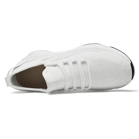 Summer Men Elevator Shoes - Breathable Mesh Height Increase Sneakers - Himpall